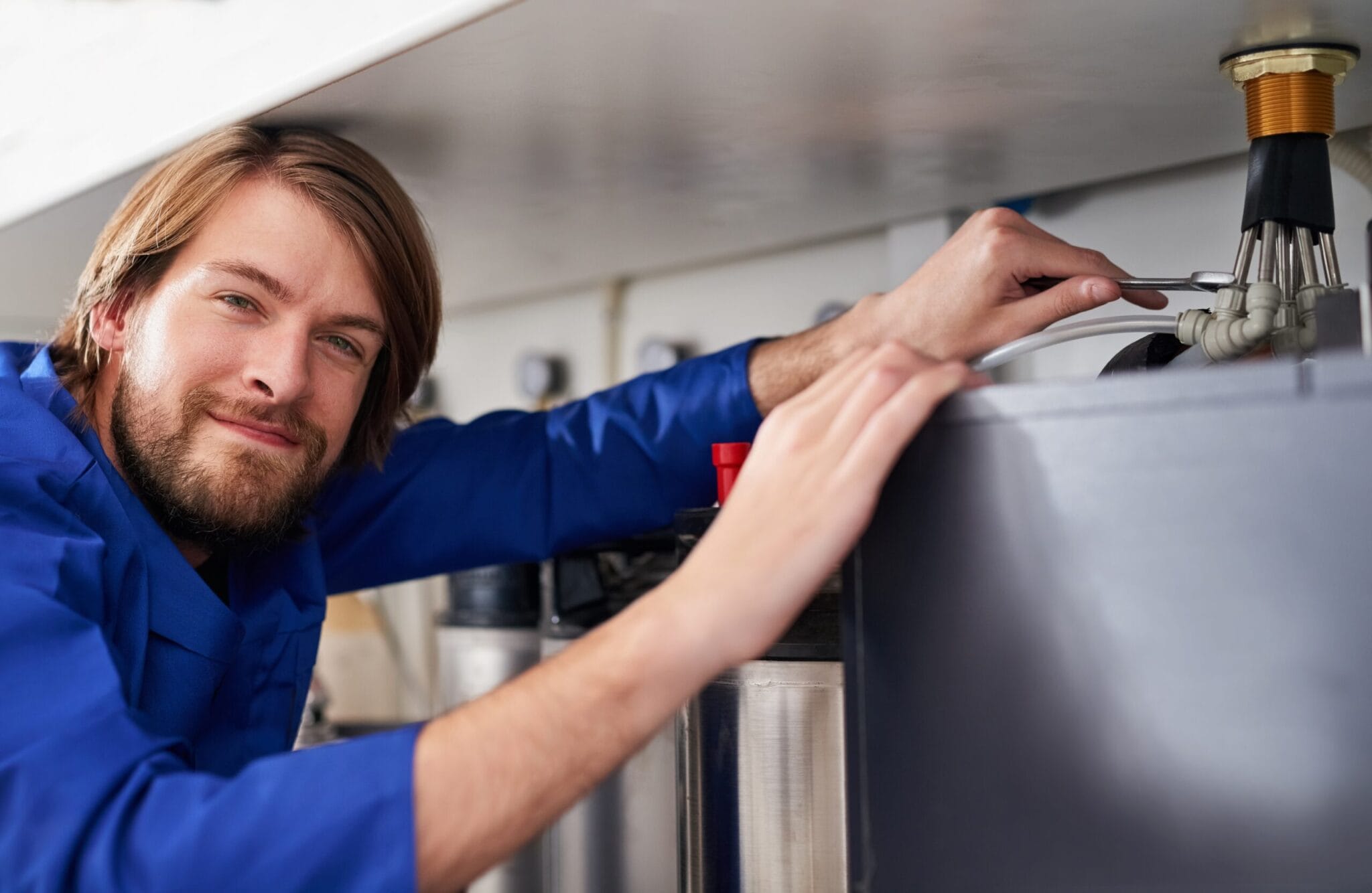 Appliance water line repair by plumber in Lehigh Acres, Florida